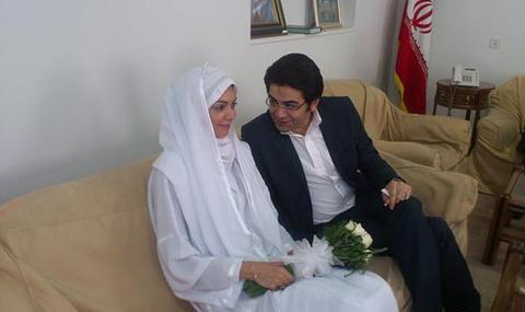 عکس عروسی آزاده نامداری و فرزاد حسنی