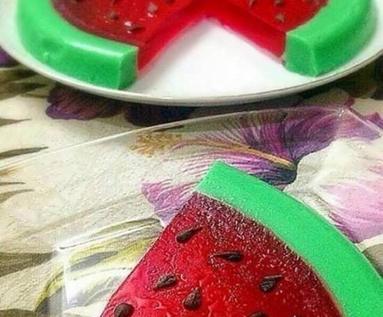 عکس ایده برای تزیین ژله شب یلدا