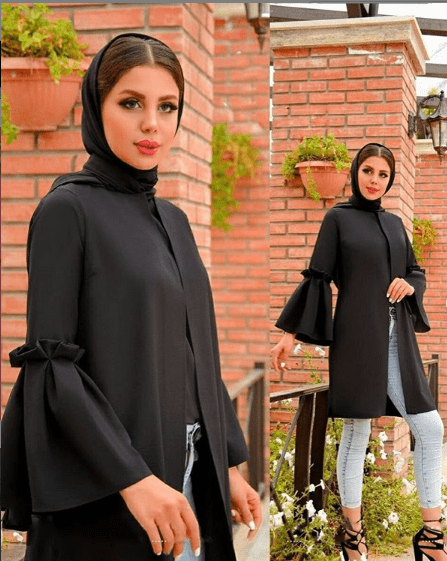 عکس مدل مانتو دخترانه کرپ