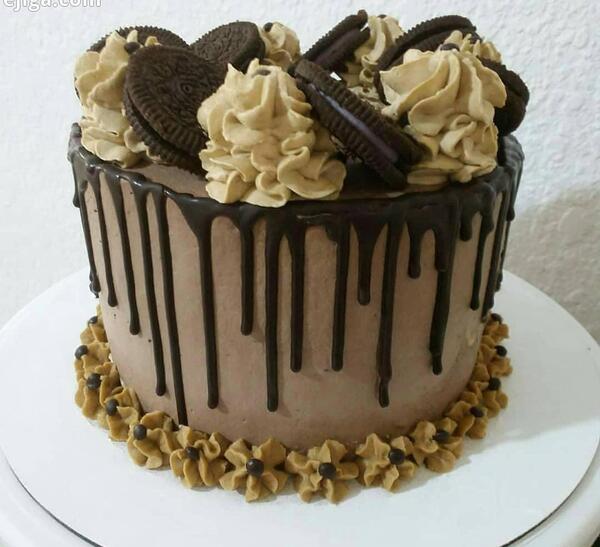 عکس کیک نسکافه ای