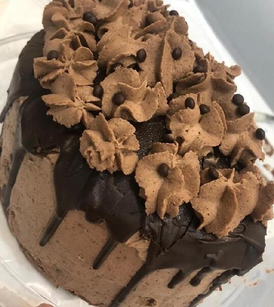 عکس کیک نسکافه ای