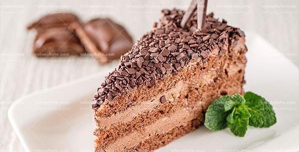 عکس کیک نسکافه ای