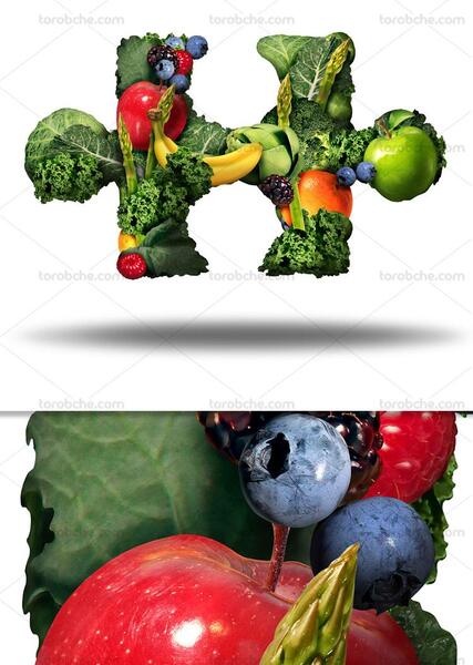 عکس مفهومی غذا