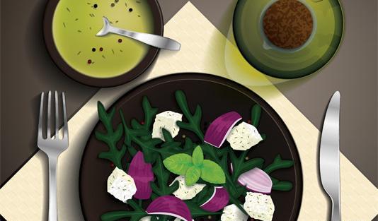 عکس مفهومی غذا