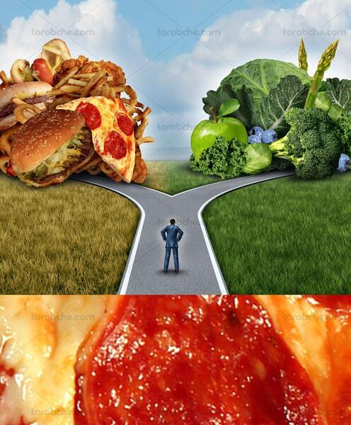 عکس مفهومی غذا