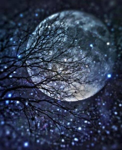 عکس آسمان و ماه