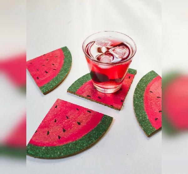 عکس ایده کاردستی برای شب یلدا با نمد