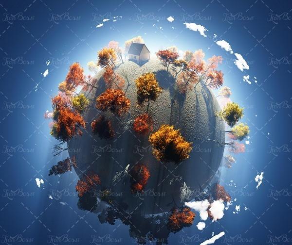 عکس کره زمین برای بک گراند