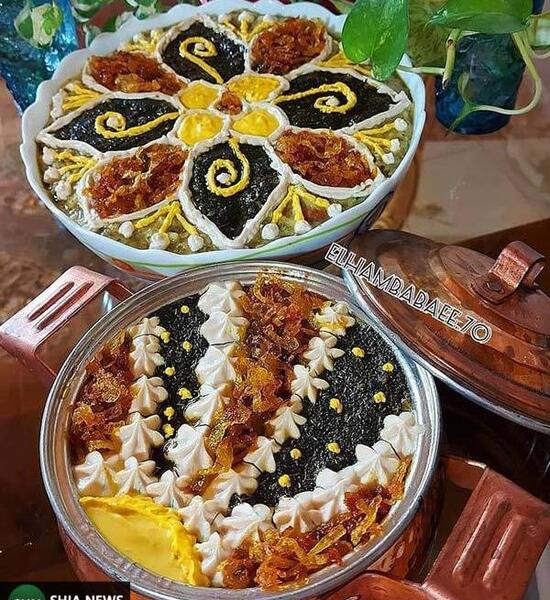 عکس اش رشته با تزیین