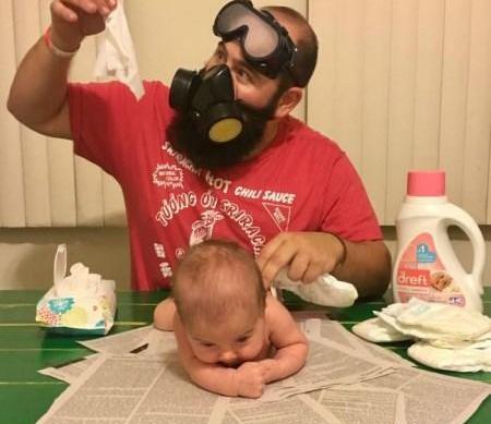 عکس پدر و بچه کوچولو