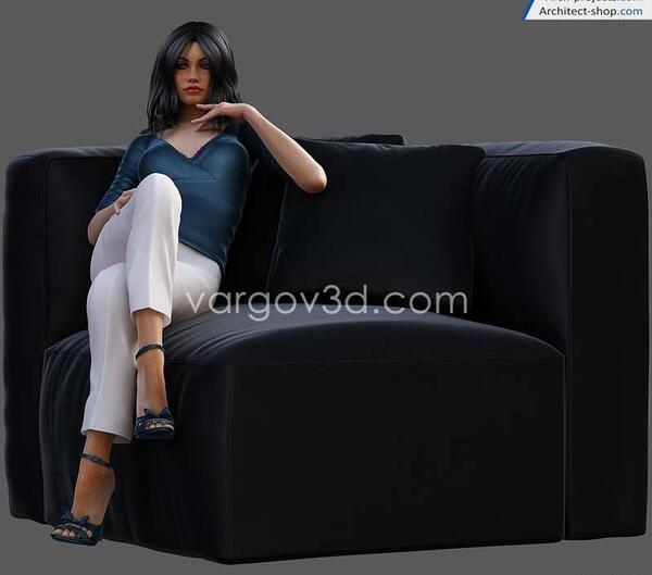 عکس سه بعدی آدم