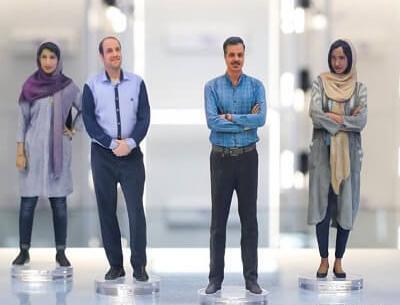 عکس سه بعدی آدم