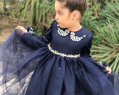 عکس لباس مجلسی دخترانه هشت ساله