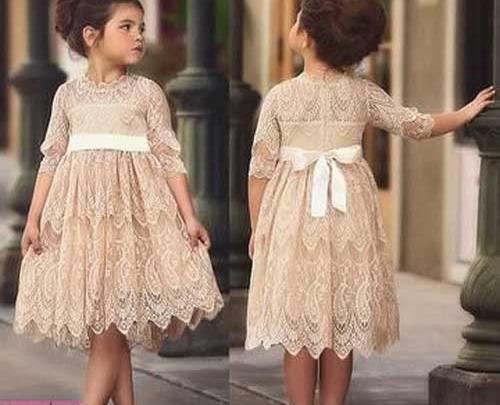 عکس لباس مجلسی دخترانه هشت ساله