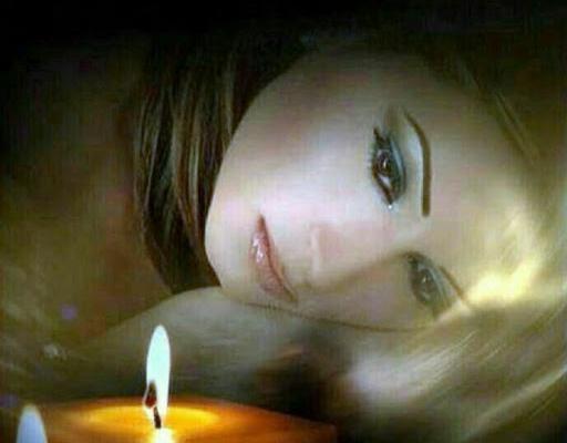عکس پروفایل غمگین با شمع