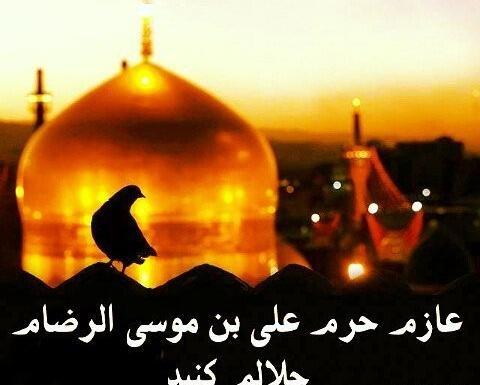 عکس مسافر حرم امام رضا حلالم کنید