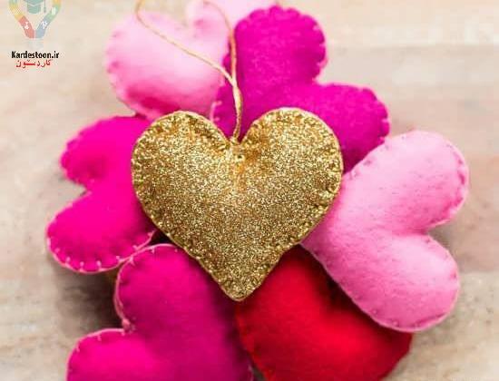 عکس قلب نمدی