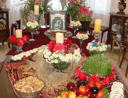 عکس از سفره هفت سین قشنگ