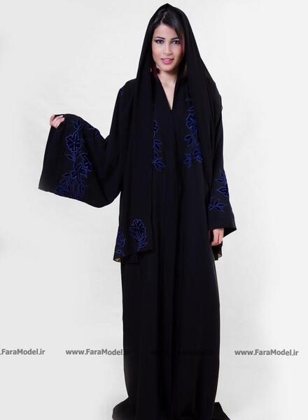 عکس لباس بلند مجلسی پوشیده عربی