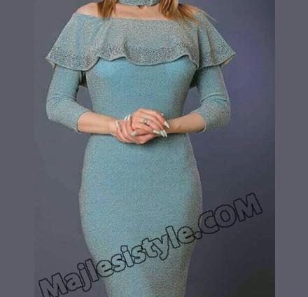 عکس لباس مجلسی کوتاه جدید لمه