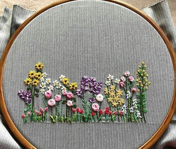 عکس ایده گلدوزی روی ماسک