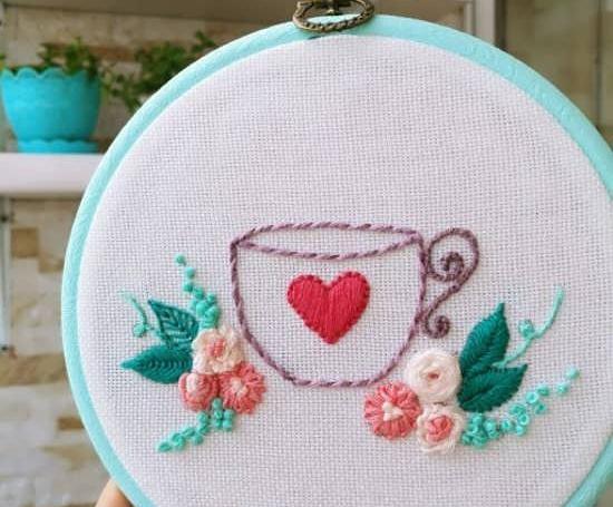 عکس ایده گلدوزی روی ماسک