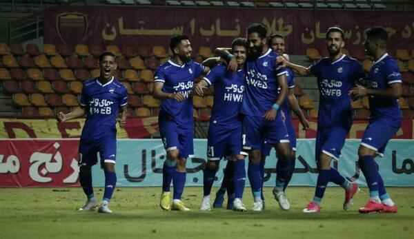 عکس شادی گل بازیکنان استقلال