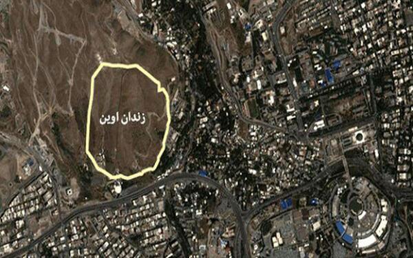 عکس هوایی زندان تهران بزرگ