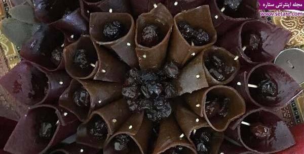 عکس لواشک میوه ای خانگی