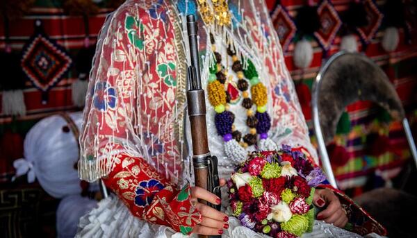 عکس عروس و داماد ترک قشقایی