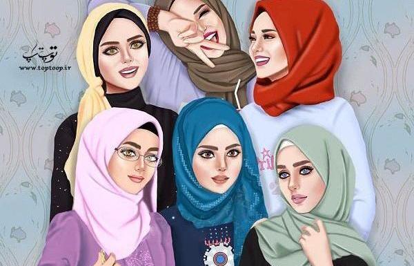 عکس فانتزی با حجاب دخترانه