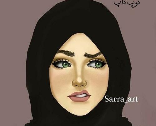 عکس فانتزی با حجاب دخترانه