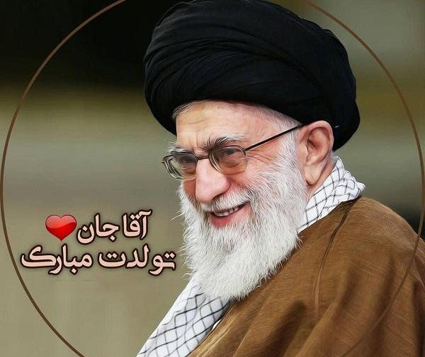 عکس نوشته سید علی خامنه ای