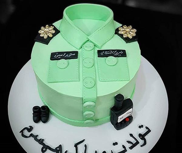 عکس کیک تولد پسرانه پلیس
