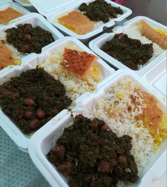 عکس غذای نذری قورمه سبزی