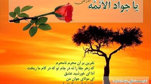 عکس نوشته های امام جواد
