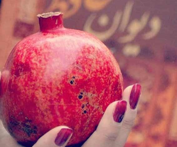 عکس حافظ و انار
