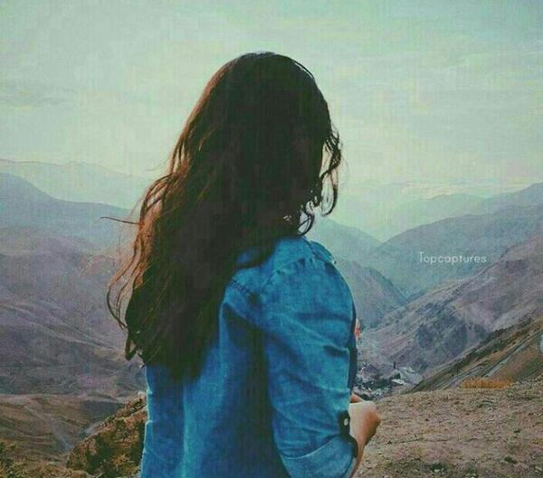 عکس تنهایی زن بدون متن