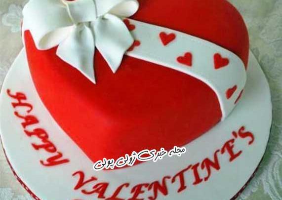 عکس کیک ولنتاین
