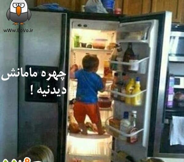 عکس خنده دار یخچال