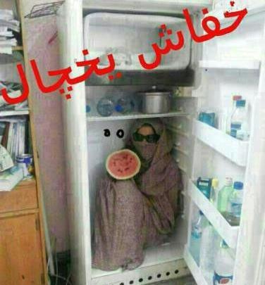 عکس خنده دار یخچال