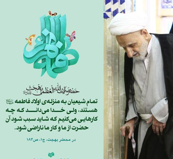 عکس آیت الله بهجت