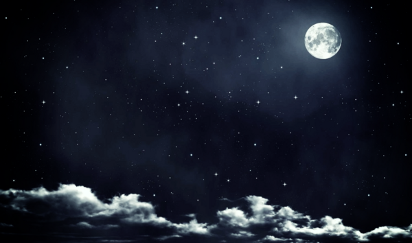 عکس شب پر از ستاره
