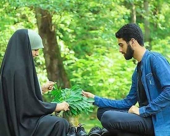 عکس عاشقانه چادری
