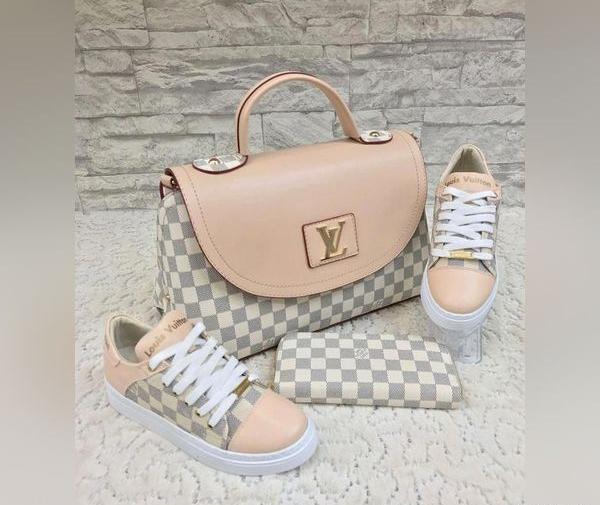 عکس ست کیف کفش اسپرت دخترانه برای مدرسه
