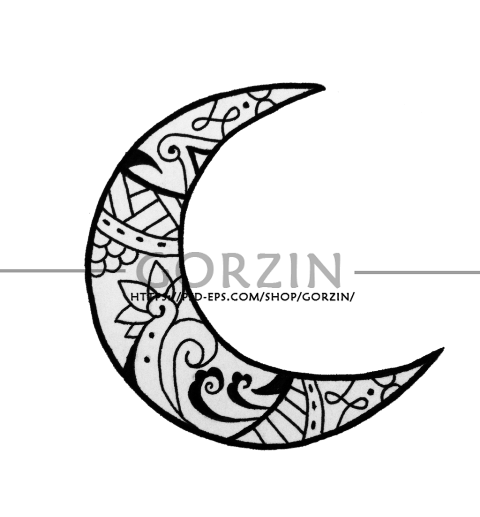 عکس ماه نقاشی