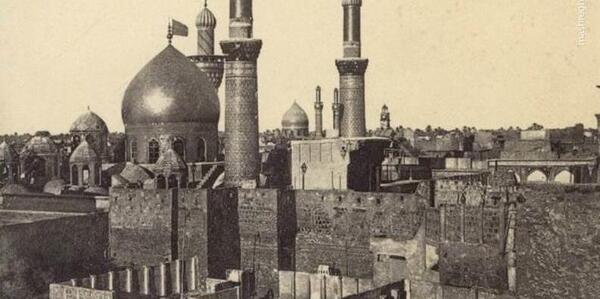 قدیمی ترین عکس ضریح امام حسین