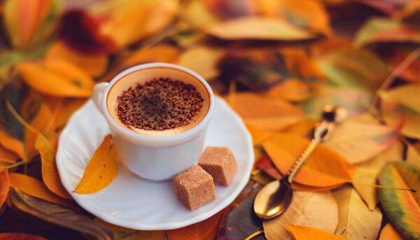 عکس قهوه پاییزی