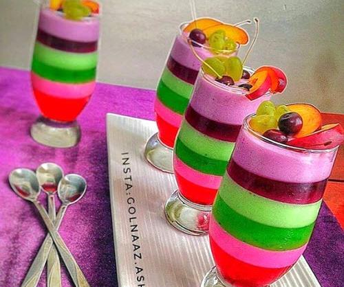 عکس ژله بستنی لیوانی