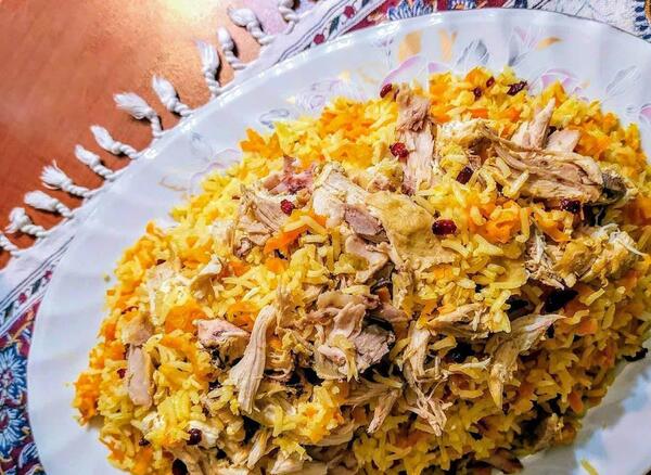 عکس شیرین پلو مجلسی
